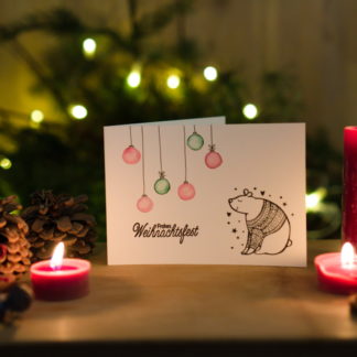 Frohe Weihnachten - Bär