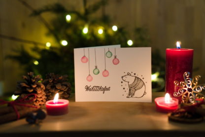 Frohe Weihnachten - Bär